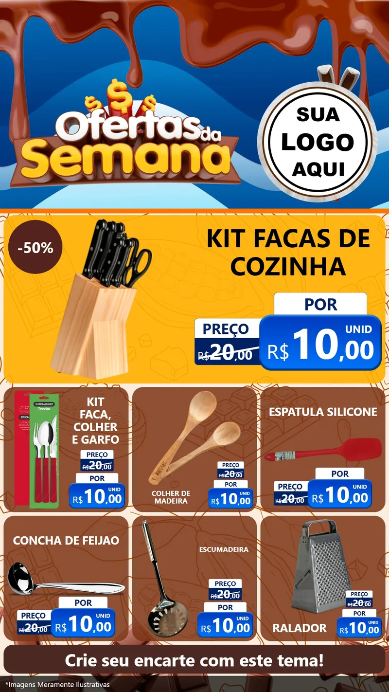 Modelo de Rede Social para Stories com o tema Ofertas da Semana - Páscoa para Utilidades Domésticas