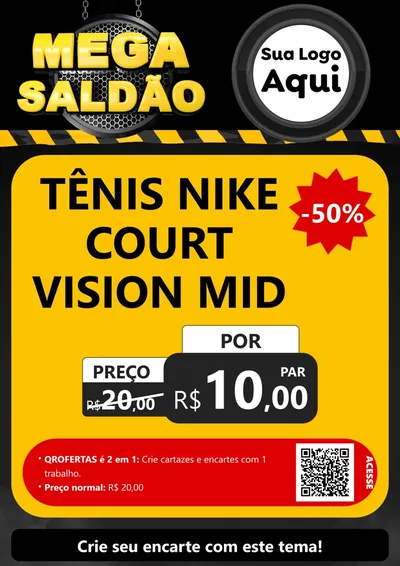 Modelo de Cartaz para Cartaz A4 Vertical