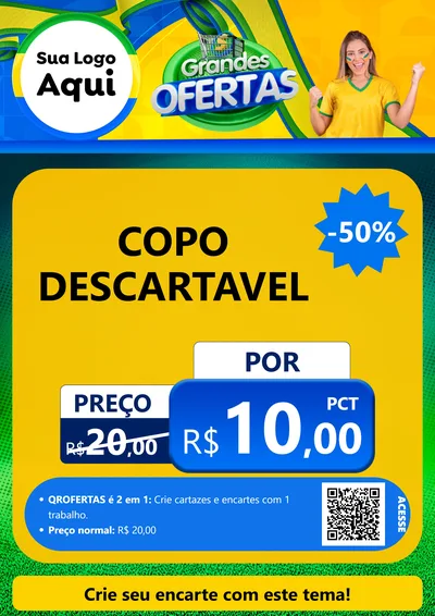 Modelo de Cartaz para Cartaz A4 Vertical