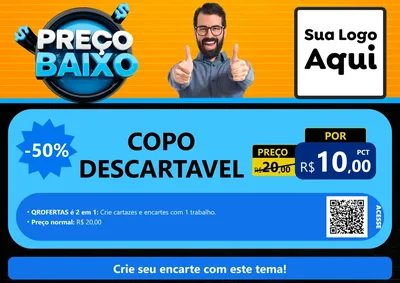 Modelo de Cartaz para Cartaz A4 Horizontal
