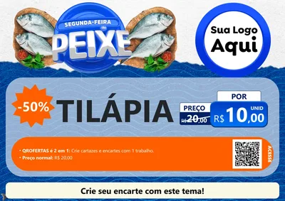 Modelo de Cartaz para Cartaz A4 Horizontal