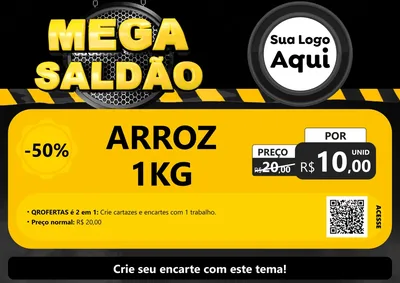 Modelo de Cartaz para Cartaz A4 Horizontal