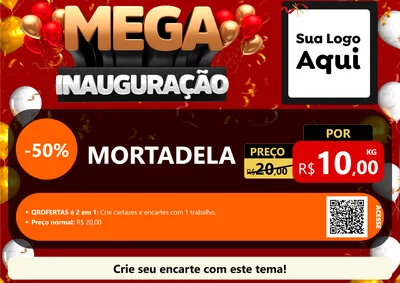 Modelo de Cartaz para Cartaz A4 Horizontal