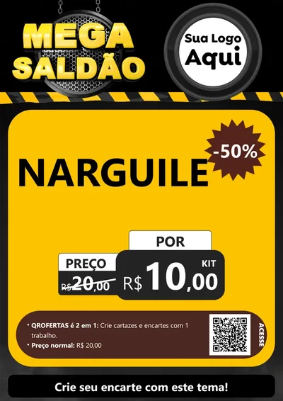 Modelo de Cartaz para Cartaz A4 Vertical