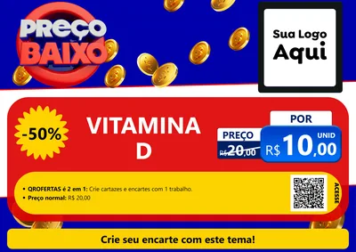 Modelo de Cartaz para Cartaz A4 Horizontal