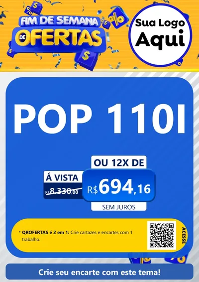 Modelo de Cartaz para Cartaz A4 Vertical