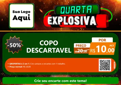 Modelo de Cartaz para Cartaz A4 Horizontal