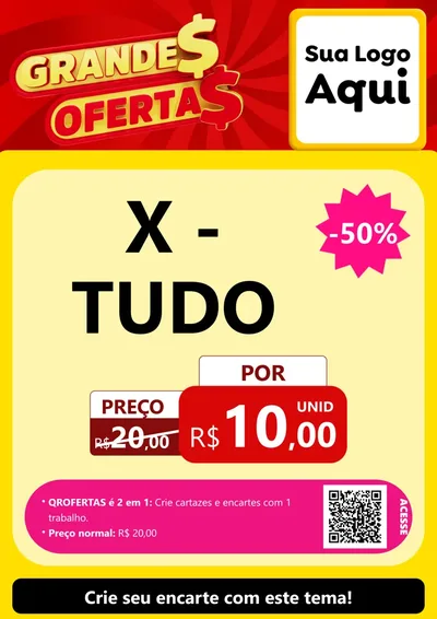 Modelo de Cartaz para Cartaz A4 Vertical