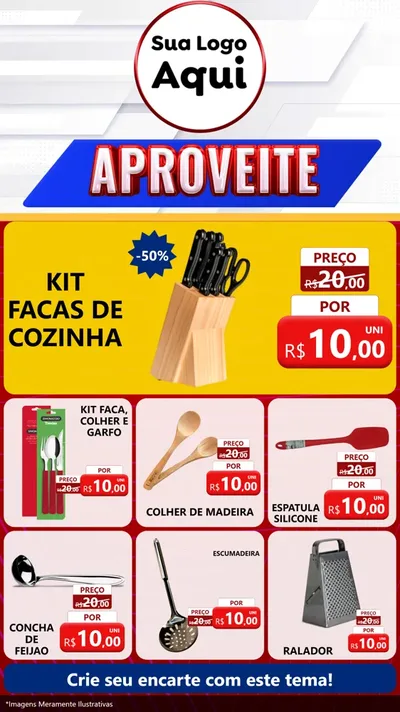 Modelo de Rede Social para Stories com o tema Aproveite para Utilidades Domésticas