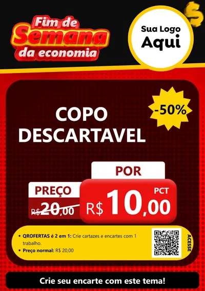 Modelo de Cartaz para Cartaz A4 Vertical