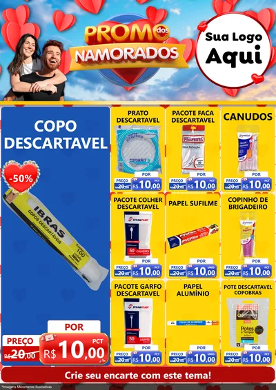 Modelo de Encarte para Encarte A4 Vertical