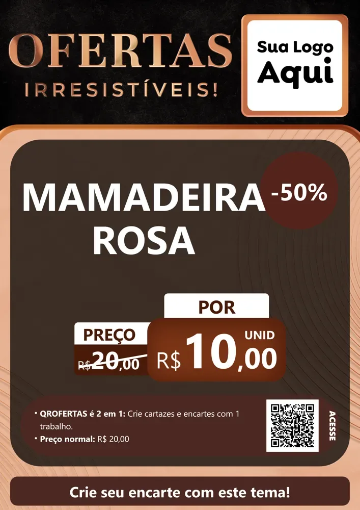 Modelo de Cartaz para Cartaz A4 Vertical com o tema Ofertas Irresistíveis! para Bebês
