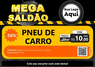Modelo de Cartaz para Cartaz A4 Horizontal
