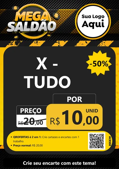 Modelo de Cartaz para Cartaz A4 Vertical