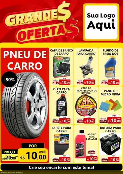 Modelo de Encarte para Encarte A4 Vertical