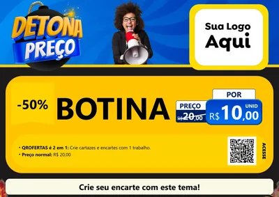 Modelo de Cartaz para Cartaz A4 Horizontal