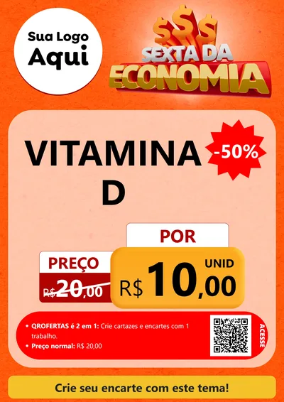 Modelo de Cartaz para Cartaz A4 Vertical