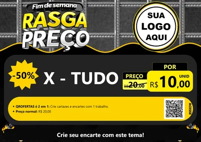 Modelo de Cartaz para Cartaz A4 Horizontal