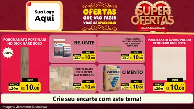 Modelo de TV para TV Horizontal com o tema Dia dos Namorados para Pisos e revestimentos