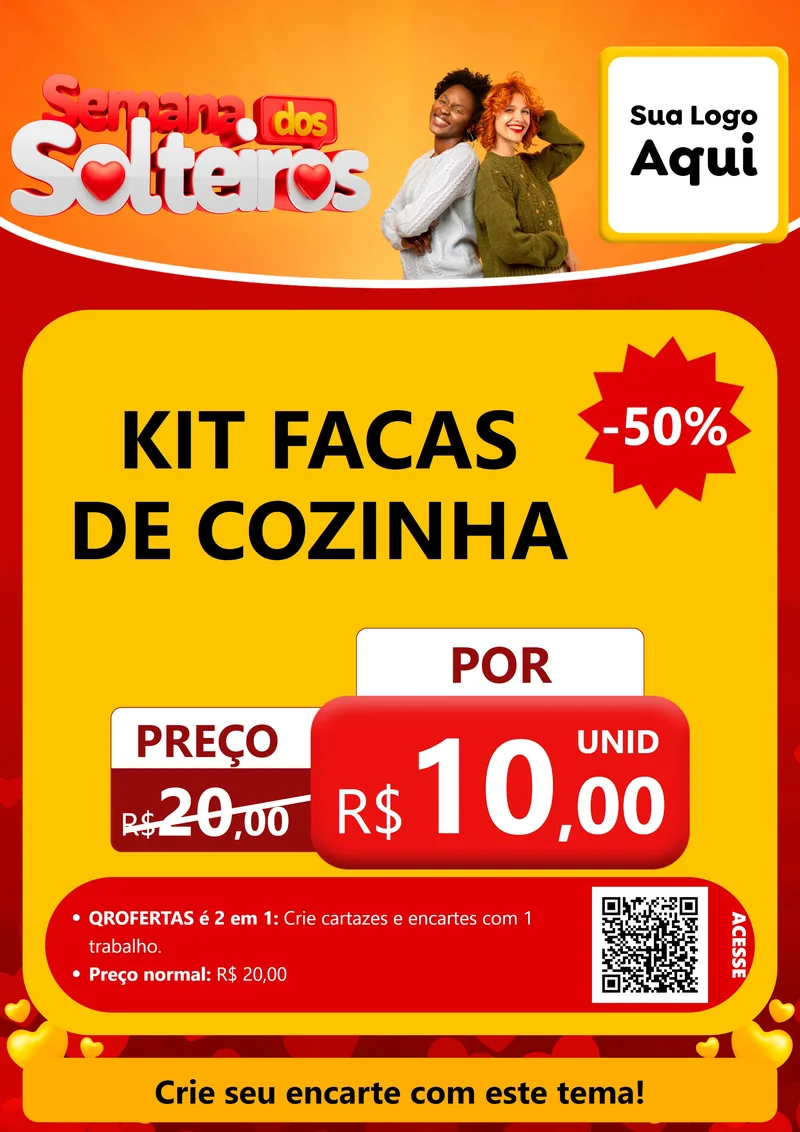 Modelo de Cartaz para Cartaz A4 Vertical com o tema Semana dos Solteiros para Utilidades Domésticas