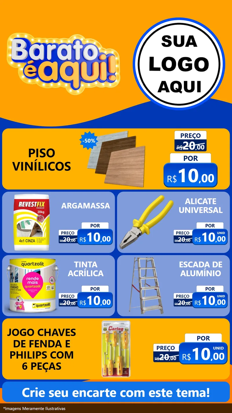 Modelo de TV para TV Vertical com o tema Barato é aqui para Material para Construção
