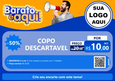 Modelo de Cartaz para Cartaz A4 Horizontal