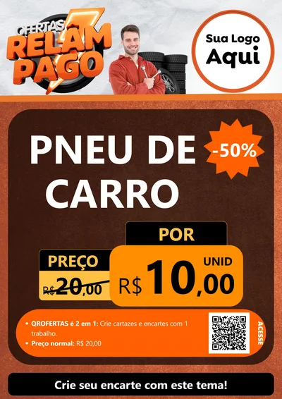 Modelo de Cartaz para Cartaz A4 Vertical