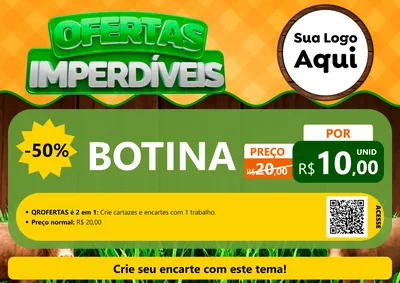 Modelo de Cartaz para Cartaz A4 Horizontal