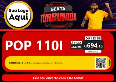 Modelo de Cartaz para Cartaz A4 Horizontal