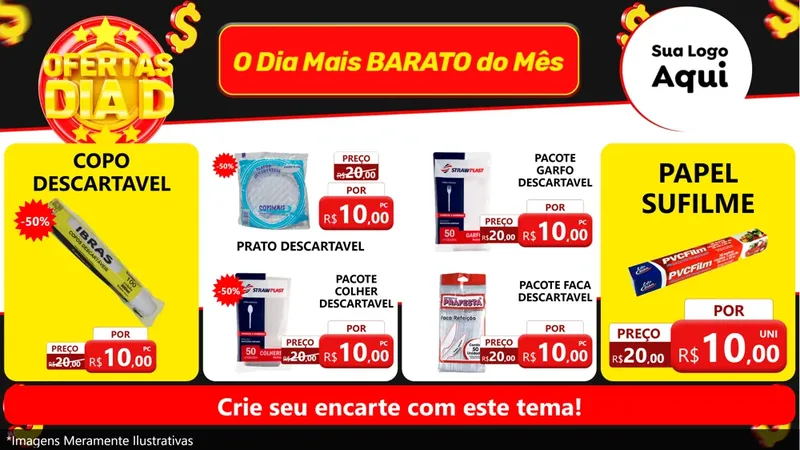 Modelo de TV para TV Horizontal com o tema Dia D para Embalagens