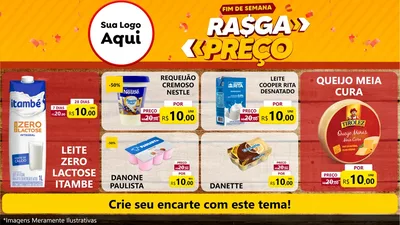 Modelo de TV para TV Horizontal com o tema Fim de Semana Rasga Preços para Frios e Laticínios