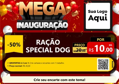 Modelo de Cartaz para Cartaz A4 Horizontal