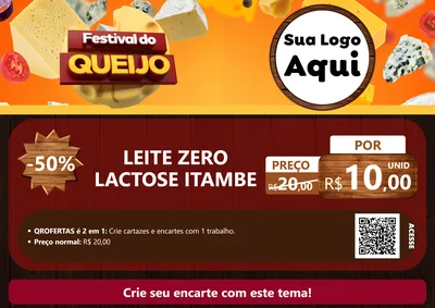 Modelo de Cartaz para Cartaz A4 Horizontal