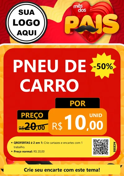 Modelo de Cartaz para Cartaz A4 Vertical