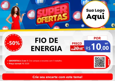 Modelo de Cartaz para Cartaz A4 Horizontal