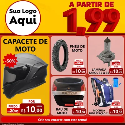 Modelo de Rede Social para Feed Facebook com o tema A Partir de Um e Noventa e Nove - 1,99