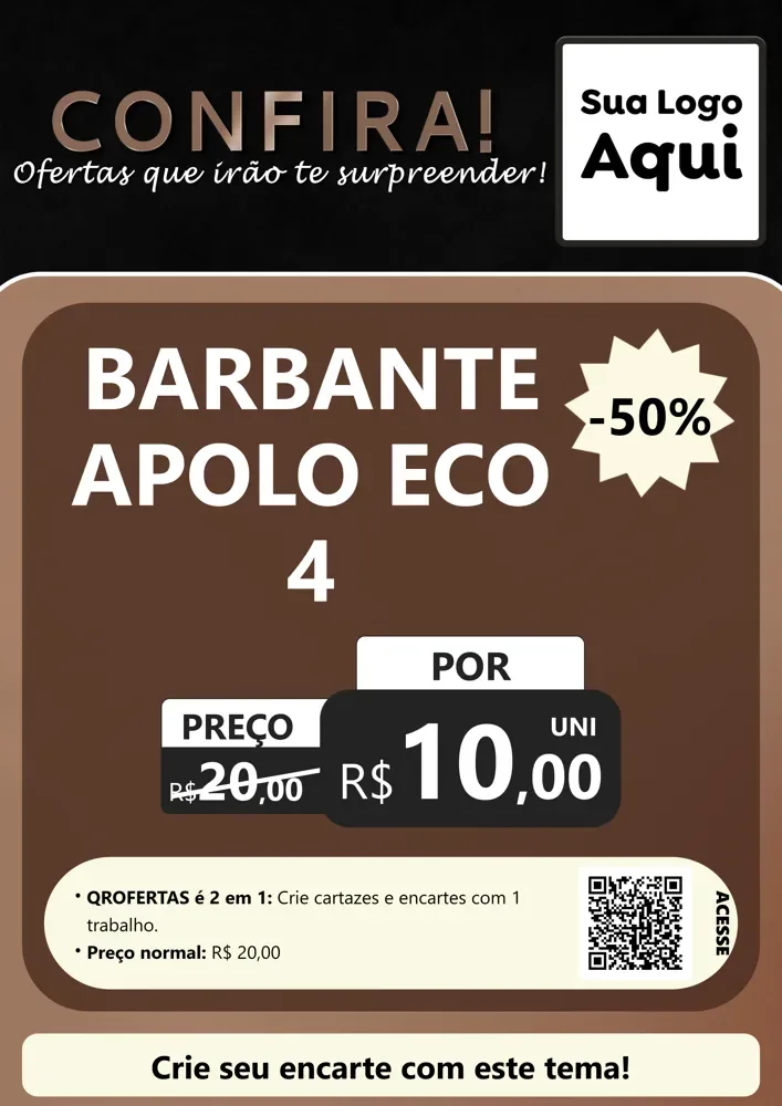 Modelo de Cartaz para Cartaz A4 Vertical com o tema Confira! Ofertas que irão te surpreender! para Armarinho e Aviamentos