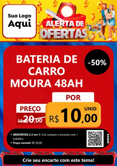Modelo de Cartaz para Cartaz A4 Vertical
