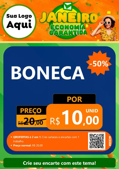 Modelo de Cartaz para Cartaz A4 Vertical