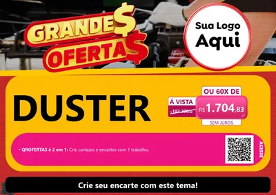 Modelo de Cartaz para Cartaz A4 Horizontal