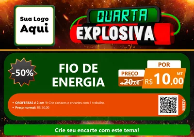 Modelo de Cartaz para Cartaz A4 Horizontal