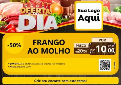 Modelo de Cartaz para Cartaz A4 Horizontal