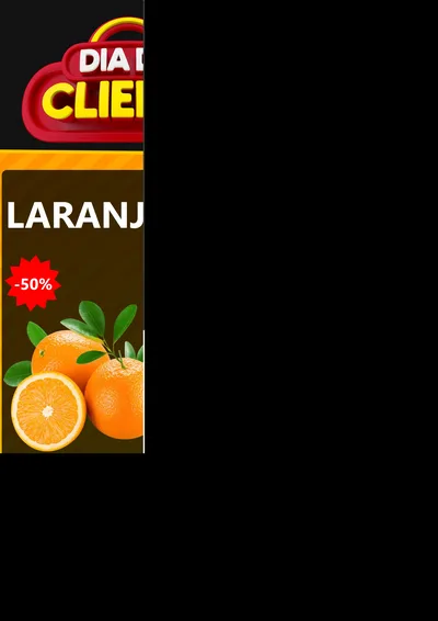 Modelo de Encarte para Encarte A4 Vertical com o tema Dia do Cliente para Hortifrúti
