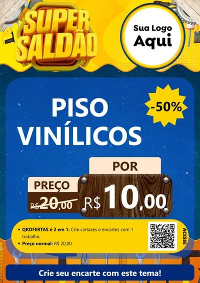 Modelo de Cartaz para Cartaz A4 Vertical