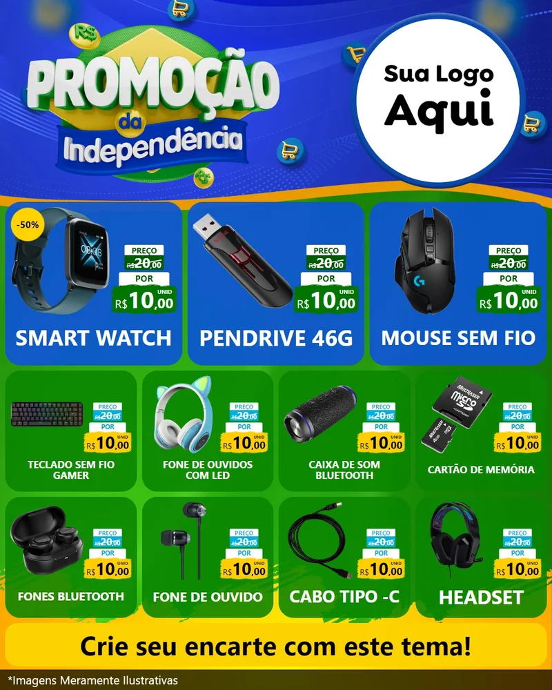 Modelo de Rede Social para Feed Instagram com o tema Promoção da Independência para Informática