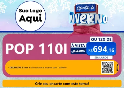 Modelo de Cartaz para Cartaz A4 Horizontal