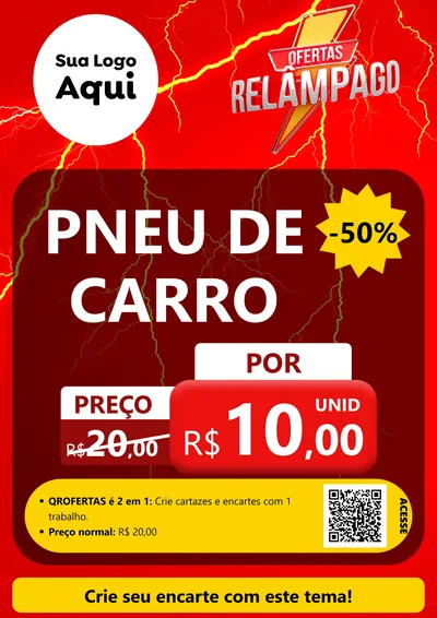 Modelo de Cartaz para Cartaz A4 Vertical