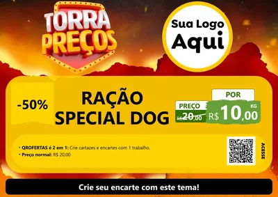 Modelo de Cartaz para Cartaz A4 Horizontal