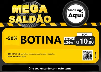 Modelo de Cartaz para Cartaz A4 Horizontal