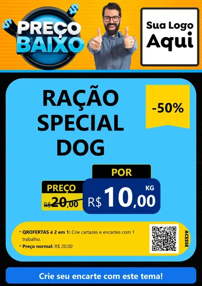 Modelo de Cartaz para Cartaz A4 Vertical